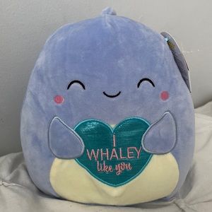 Samir the whale Squishmallow 8”
